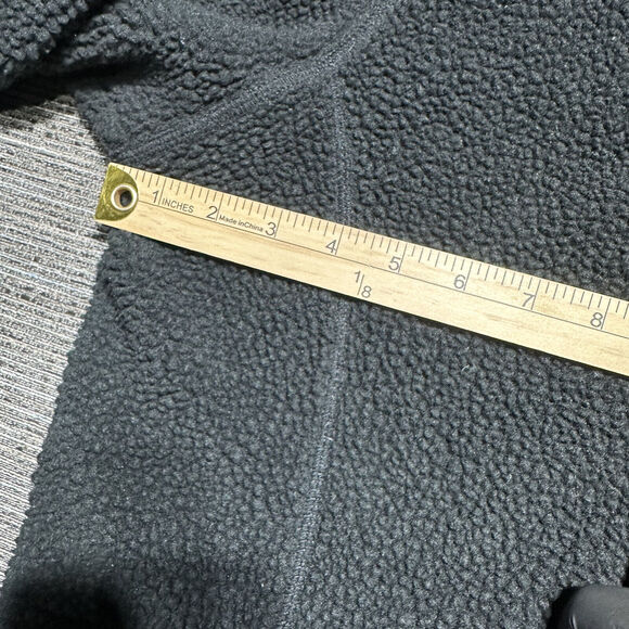 Lands' End Jacket Women's M Black Fleece 1/4 Zip - Picture 9 of 12